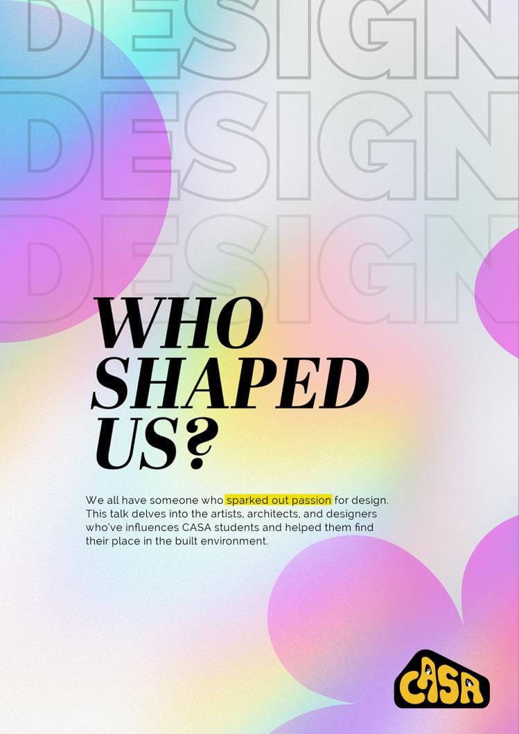 Iconic: Who Shaped Us - Presented by Curtin Architecture Student Association