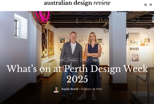 MEDIA 19.02.25: Australian Design Review